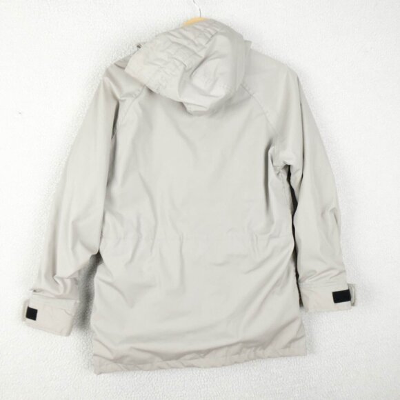 Vintage Eddie Bauer Parka Mens Small Gray Lined Hooded Outdoor Winter Jacket 90S - Picture 5 of 10